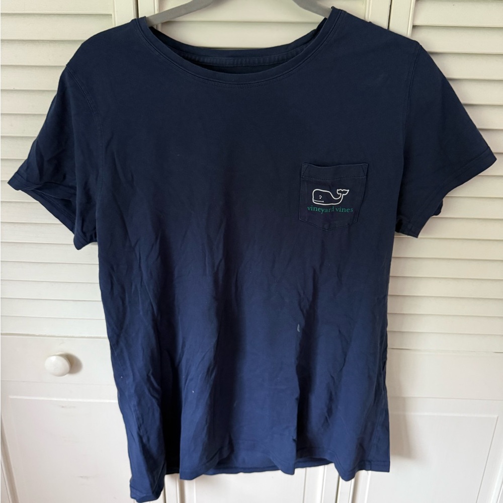 Vineyard Vines Deep Blue Cotton Tee
